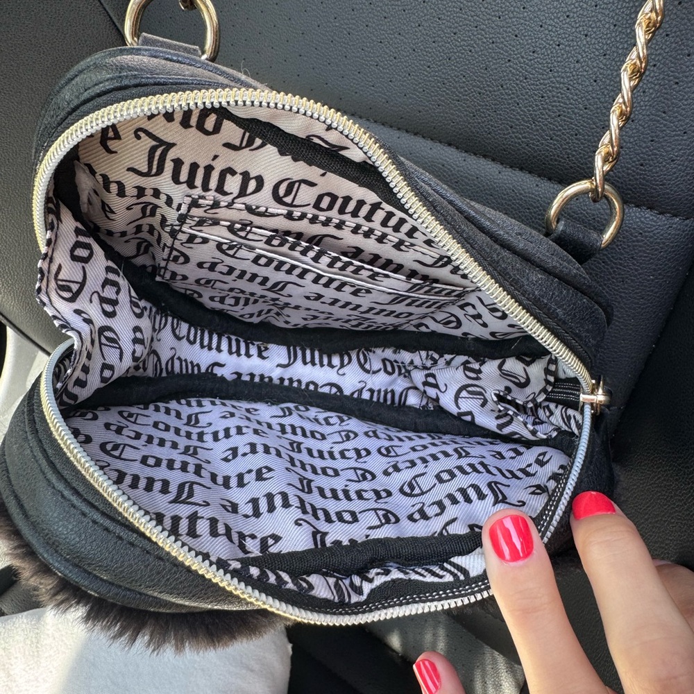 Juicy Couture Crossbody Bag with Fluffy Accent - Picture 6 of 6